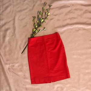 Banana Republic Pencil Red Skirt